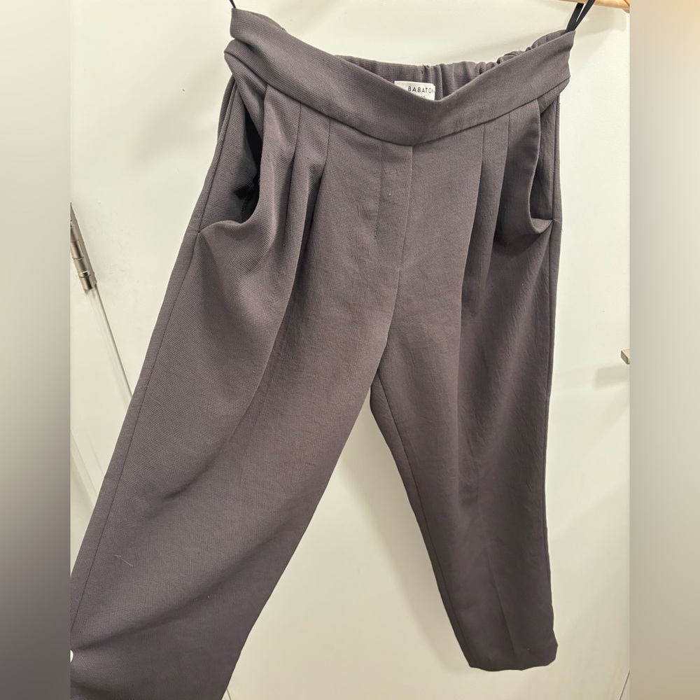 Grey Babaton Dress Pants